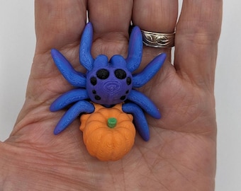 Halloween Pumpkin Spider Fidget Toy