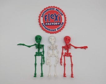 3D Printed Skeleton: Flexi Factory Halloween Decor