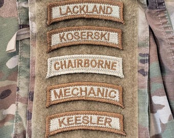 thumbnail image 2 of Army Ranger Tab Rocker Hook Patch – Tactical Military Morale Embroidered Badge 2 of 6