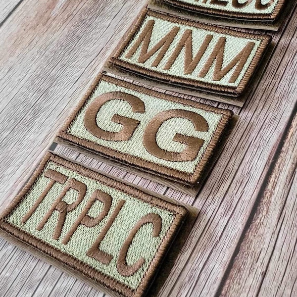 Customized Military Velcro Patch Etsy