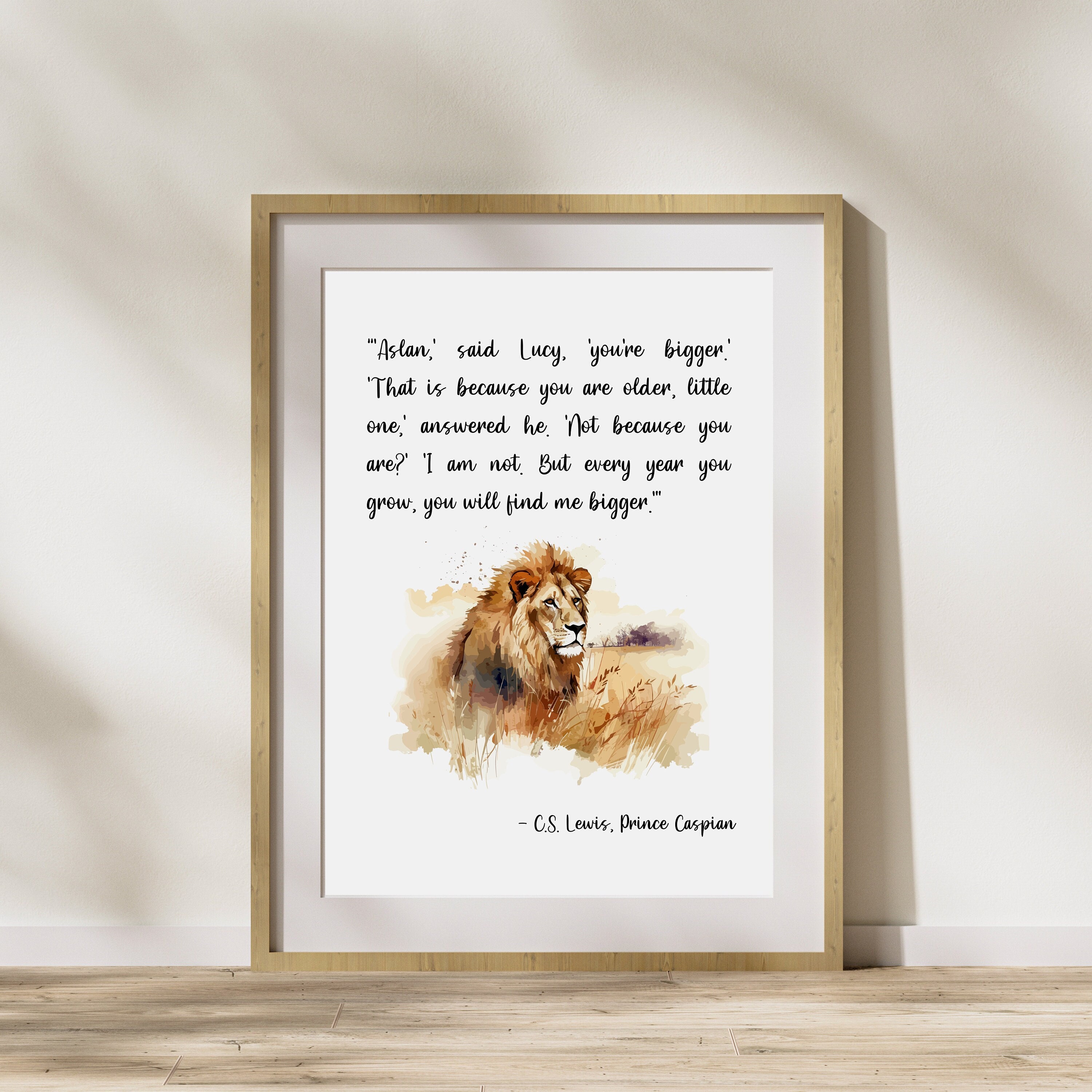 But Courage Child True Aslan Cs Lewis Quotes Narnia Art 