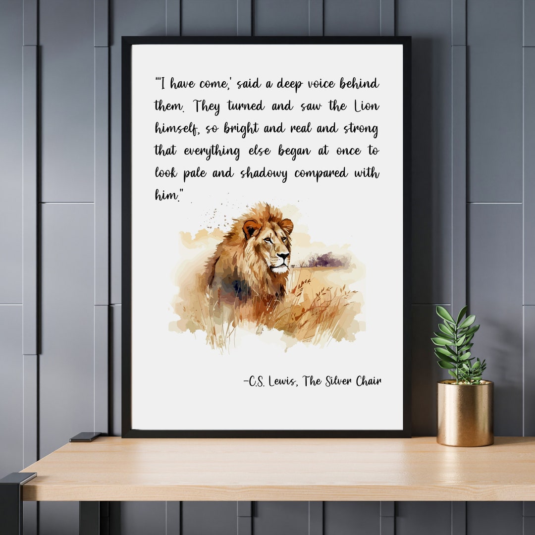 CS Lewis Wall Art, CS Lewis Quotes, CS Lewis Printable, Chronicles of ...