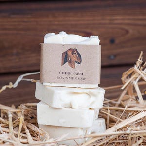 Artisanal Organic Natural Goat Milk Soap Ancient cold process olive oil Shea butter organic oils handmade  for baby sensitive dry skin pure