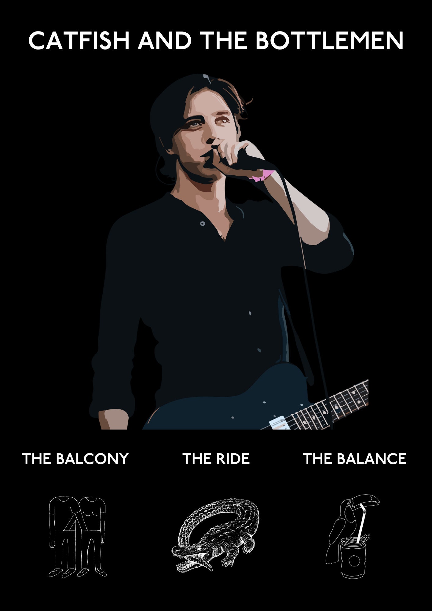 Catfish and the Bottlemen Band Poster | Graphic Print | the Balcony ...