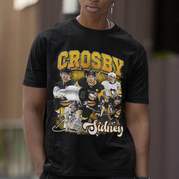 Sidney Crosby Limited Pittsburgh Penguins Graphic Hockey Sweatshirt (Unisex T-shirt, kids t-shirt) (Gifts for him, birthday gift)