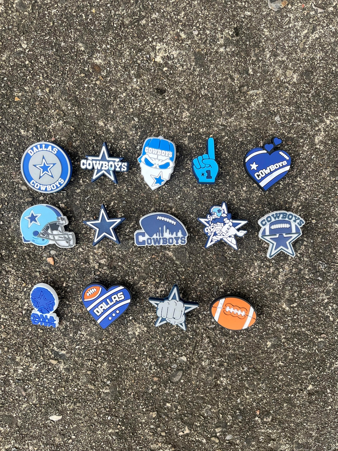 Dallas Cowboys NFL Football Croc Jibbitz Pins Shoe Charms 14 Etsy