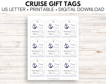 Cruise On Thank You Cards For Crew - 6 Pack Appreciation Cards For Cruise Staff