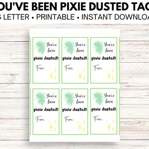 You&#39;ve Been Pixie Dusted Tags | Pixie Dust Tags
