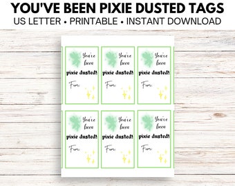 You've Been Pixie Dusted Tags | Pixie Dust Tags