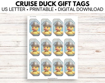 Etiquetas para patos de crucero / Etiquetas para patos de goma / Etiquetas para patos de crucero / Patos de crucero / Etiquetas para patos / Etiquetas para cruceros