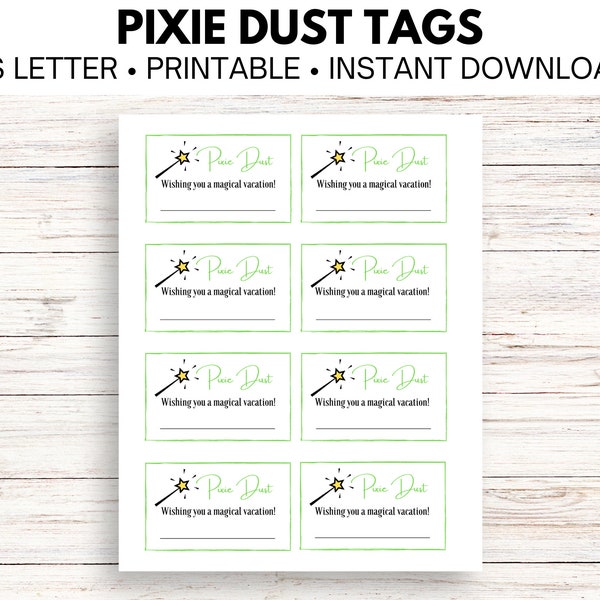 Pixie Dust Tags