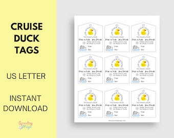 Kreuzfahrt Ente Tags | Cruising Duck Tags | Kreuzende Enten | Duck Tags | Kreuzfahrt Tags