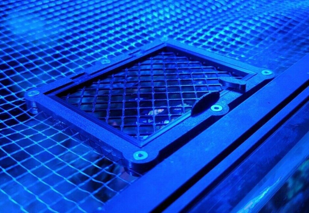 Feeding Door With Hinge for Aquarium/fish Tank Mesh Screen Tops Etsy