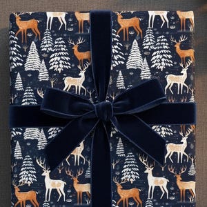 Geschenkpapier Winterlandschaft: Schneewald Geschenkpapier