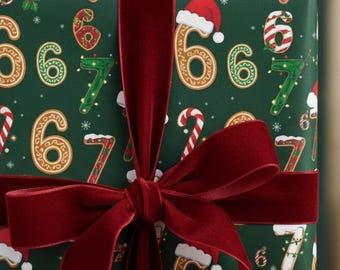 67 Papel de regalo navideño, Papel de regalo divertido para adolescentes, Papel de regalo con memes 6 7