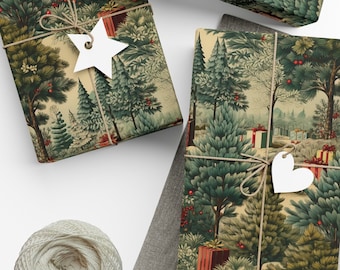 old vintage christmas wrapping paper｜TikTok Search