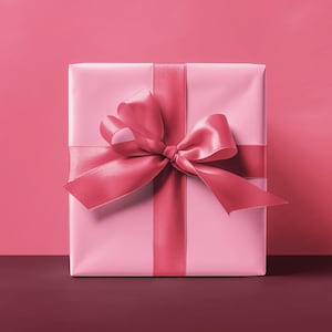 Solid Color Pink Gift Wrap Pink Wrapping Paper Chic Gift Wrap Feminine Birthday Paper Elegant Celebration Gift Paper Pink Party Princess
