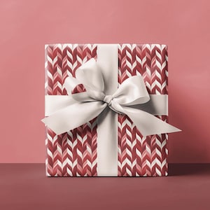Festive Red and White Striped Gift Wrap Holiday Wrapping Paper Candy Cane Christmas Paper Elegant Seasonal Gift Wrap Christmas Candy Striped