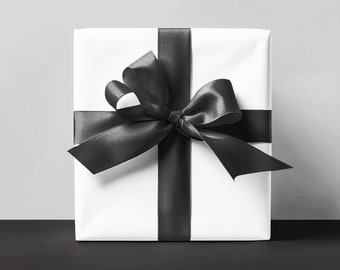 Feste weiße Geschenkverpackung festes weißes Geschenkpapier Neutrales Premiumpapier Luxus-Geschenkpapierrolle Geschenkpapier Blanco Geschenkpapier