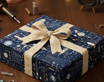 Carta da regalo per circuiti stampati, carta da regalo tecnologica