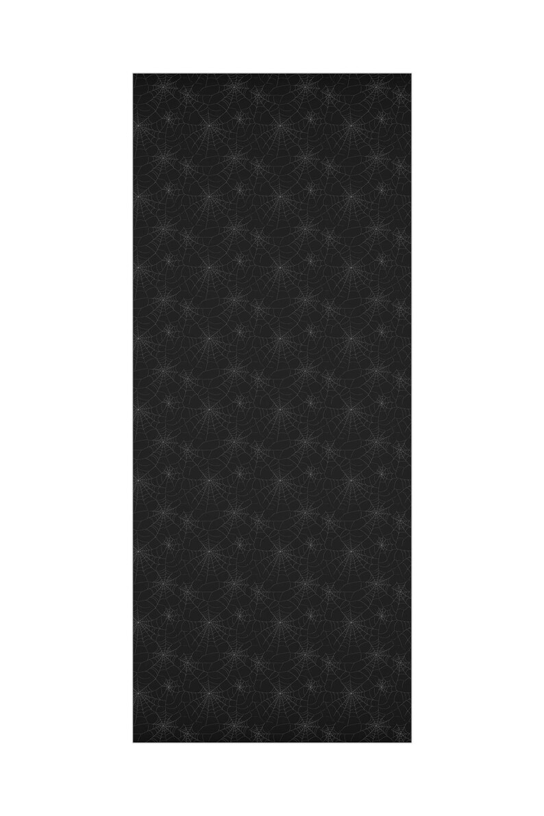 Spiderweb Halloween Wrapping Paper: Black & White Spooky Gift Wrap image 7