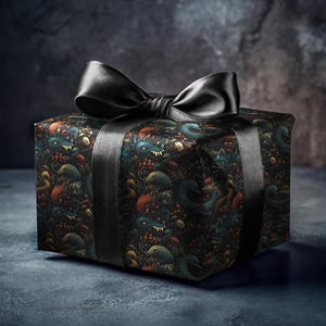 Carta da regalo Fantasy Dragon Carta da regalo Mythic Creatures Carta da regalo Dark Enchanted Beast Carta da regalo per feste Carta da regalo magica per compleanno Carta da regalo DnD