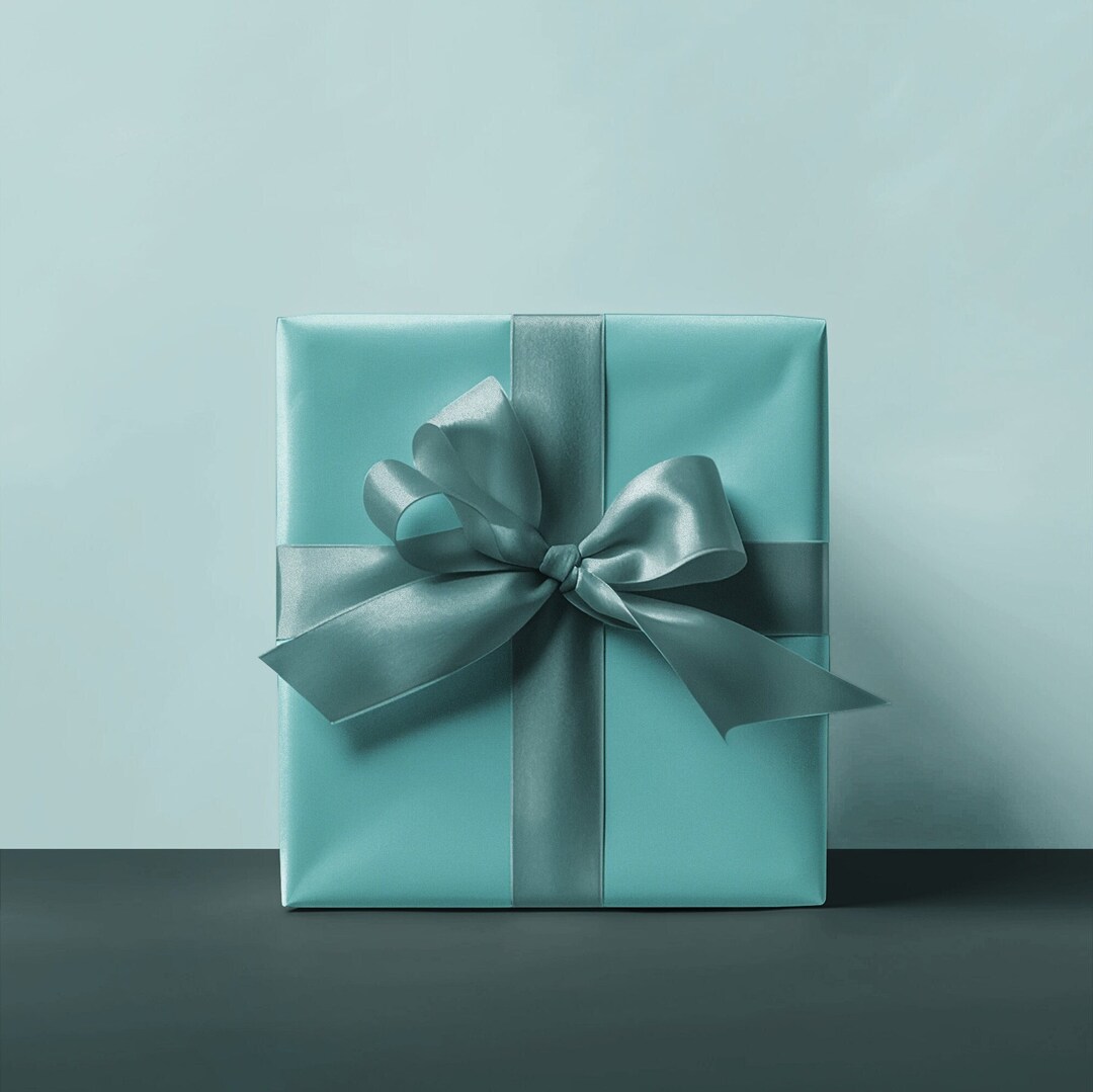 Cadeaupapier in blauwgroen: inpakpapier in effen kleur, gerecyclede inhoud  - Etsy België, image size:1080x1079