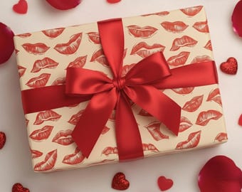 WRAPAHOLIC - Papel De Regalo De Papel Kraft 3D Para El Día De San