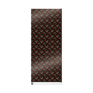 Plaid Christmas Wrapping Paper Red Green Tartan Gift Wrap Holiday Present Packaging image 9