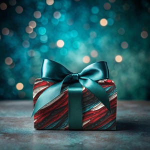 Eleganter Urlaub Geschenkpapier gestreift Rot Weiß Blau Abstrakt Design Juwel Streifen Perlen dunkel Luxus anspruchsvoll Weihnachten Geschenkpapierrolle