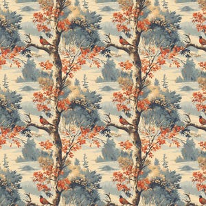 Vintage fazant inpakpapier herfstbladeren cadeaupapier herfst cadeaupapier natuur print cadeaupapier bos papier rustieke cadeaupapier jacht afbeelding 7