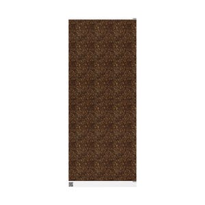 Dark Brown Gold Floral Wrapping Paper: Elegant Moody Gift Wrap image 11
