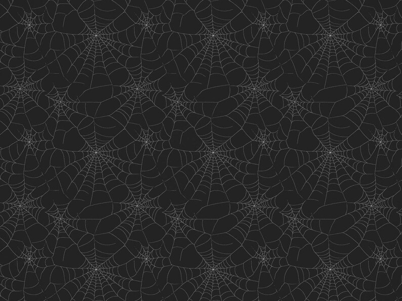 Spiderweb Halloween Wrapping Paper: Black & White Spooky Gift Wrap image 6