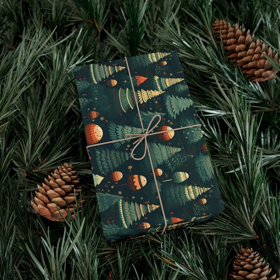Forest Green Wrapping Paper
