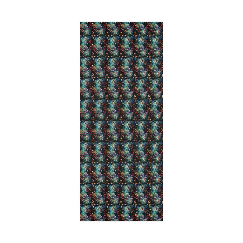 Colorful Berry Branches Christmas Wrapping Paper: Modern Winter Gift Wrap image 8