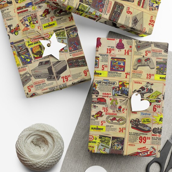 Kay Bee Toy Store Wrapping Paper: Retro 1980s Toy Ads - Etsy
