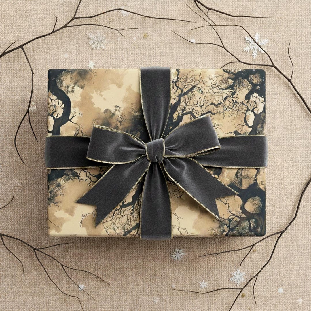 Tree Branch Wrapping Paper: Rustic Woodland Gift Wrap - Etsy