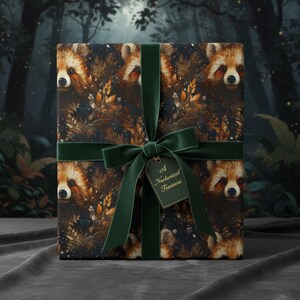 Fox Wrapping Paper: Autumn Wildlife Gift Wrap image 3
