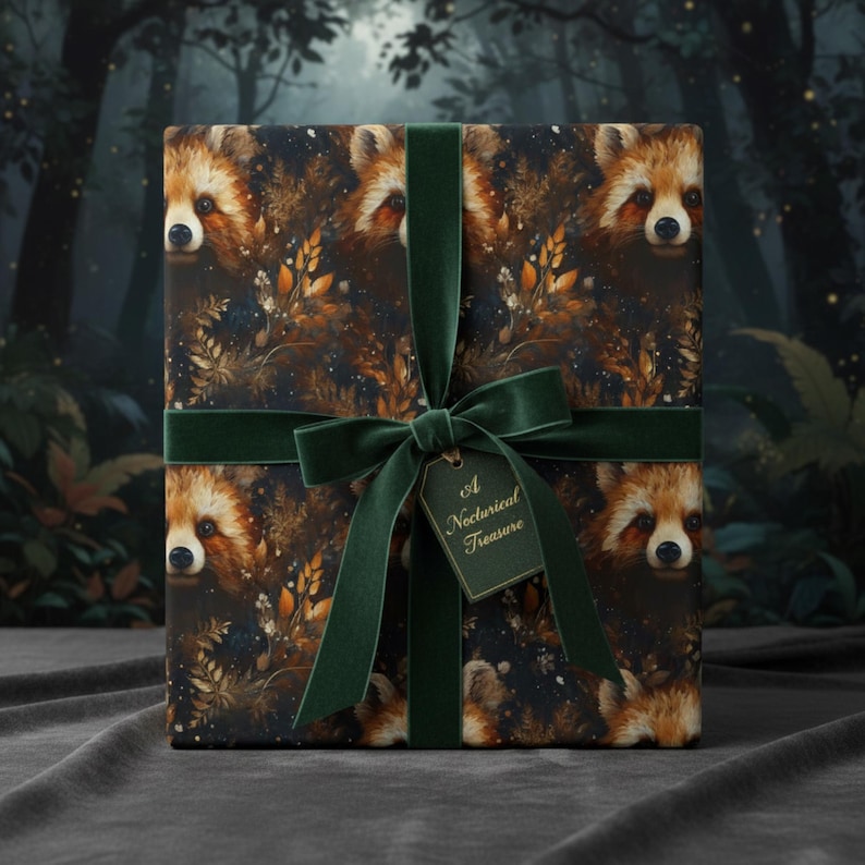 Fox Wrapping Paper: Autumn Wildlife Gift Wrap image 3