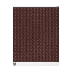 Nutcracker Christmas Wrapping Paper Burgundy Gift Wrap Holiday Patterned Rolls Vintage Style image 10