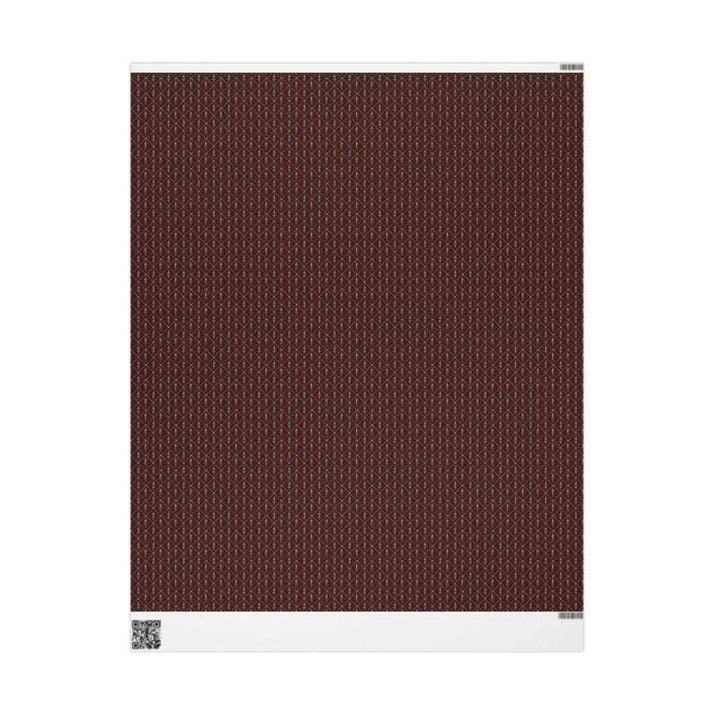 Nutcracker Christmas Wrapping Paper Burgundy Gift Wrap Holiday Patterned Rolls Vintage Style image 10