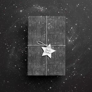 Mathematical Chalkboard Wrapping Paper: Academic Gift Wrap image 2