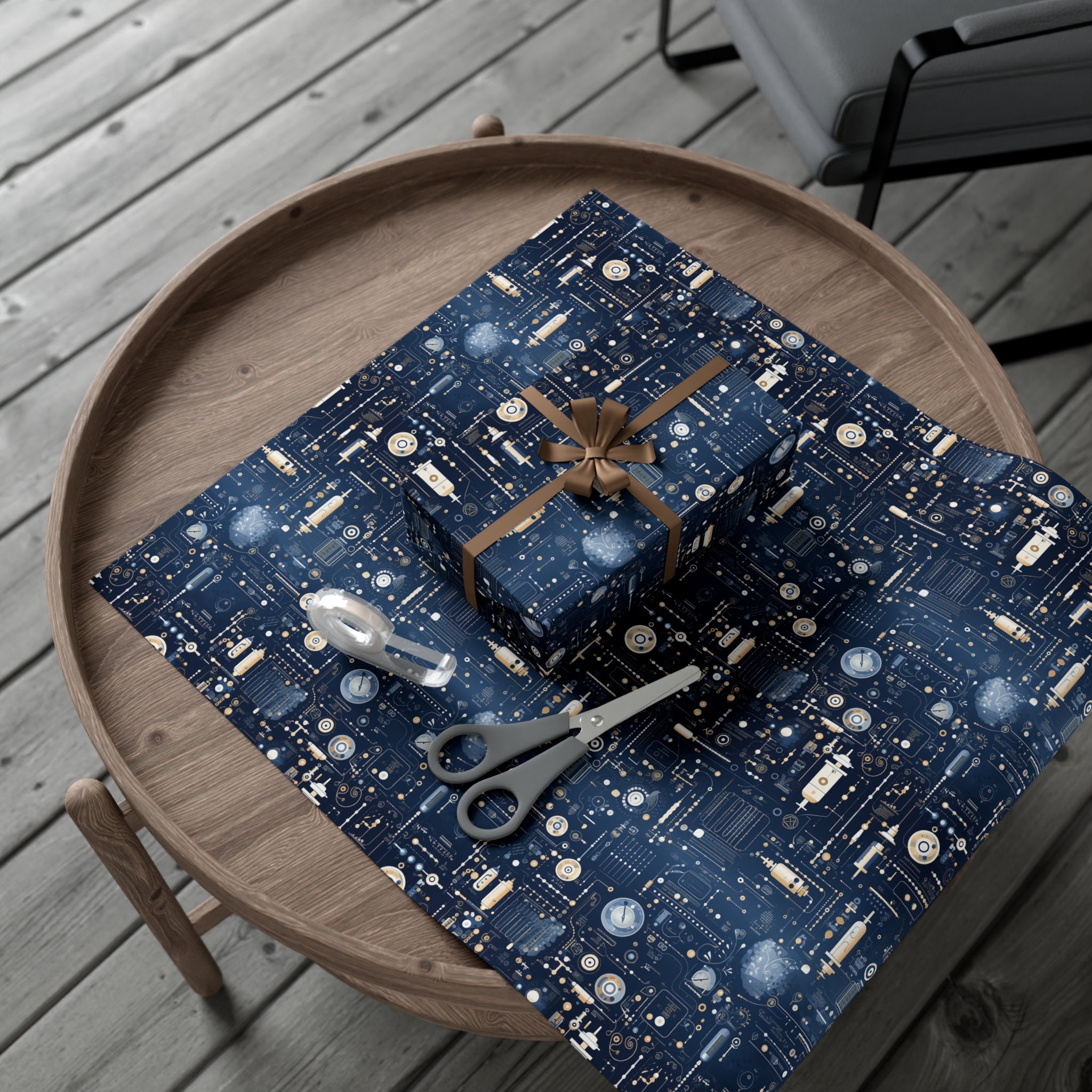 Cpu Wrapping Sheets Computer Circuit Board Wrapping Paper, Tech Gift Wrap - Etsy