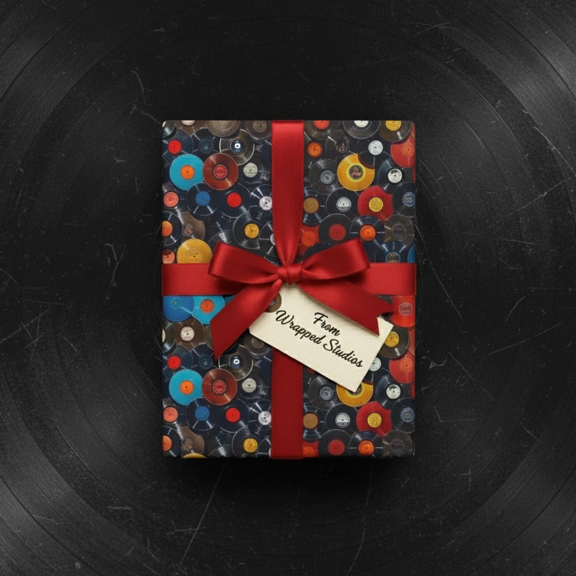 Pochette Cadeau Pour Disque Vinyle "Jukebox
