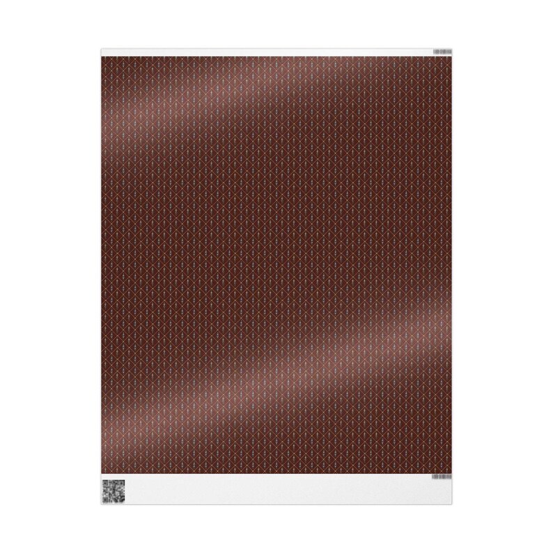 Classic Nutcracker Wrapping Paper: Lattice Holiday Paper, Festive Brown Gift Wrap Roll image 14