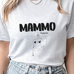 Mammo tech tee, Mammography technician shirt, Xray tech t-shirt, breast cancer tech hospital tee, nurse student tee, medical shirt, mamo tee