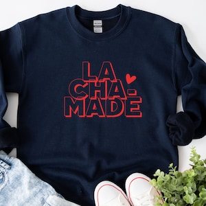 La Chamade Sweatshirt, Heart Valentines day Sweater, Gift for Loved one, Valentine&#39;s Gift Illinois, Love sweatshirt, Valentine sweater