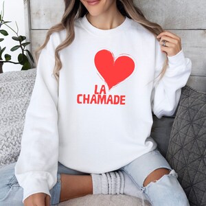 【新品・未使用】thevirgins lame heart logo sweat La Chamade Sweatshirt, Wild Love Shirt, Red Heart Gift