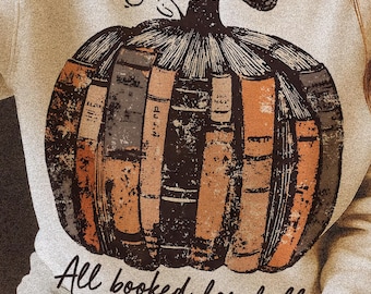 Fall Book Pumpkin Png, Retro Reading Halloween, Sublimation Design, TShirt Design, Digital Download Halloween Teacher, Shirt Graphic