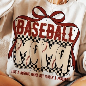 Mamá de béisbol Png, Lazo de coqueta Png, Béisbol femenino Png, Mamá de béisbol animadora Png, Béisbol retro Png, Sublimaciones de mamá animadora del día del juego